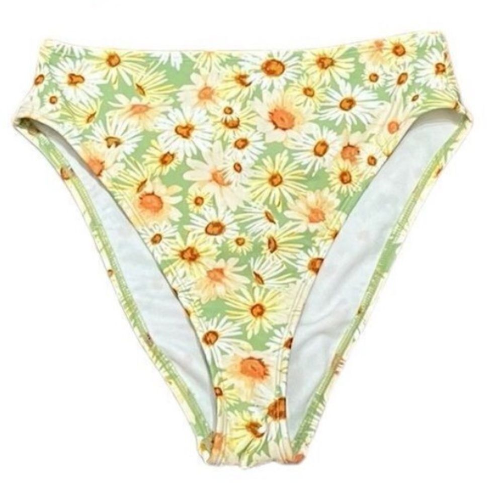 Wild‎ Fable Daisy Print Bikini Swim Bottoms, Size XXS, NWT